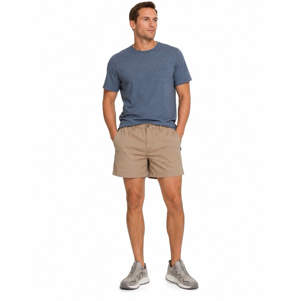 Chubbies Originals Shorts Men's Medium 7" Khaki Stretch Casual Golf Chino EUC